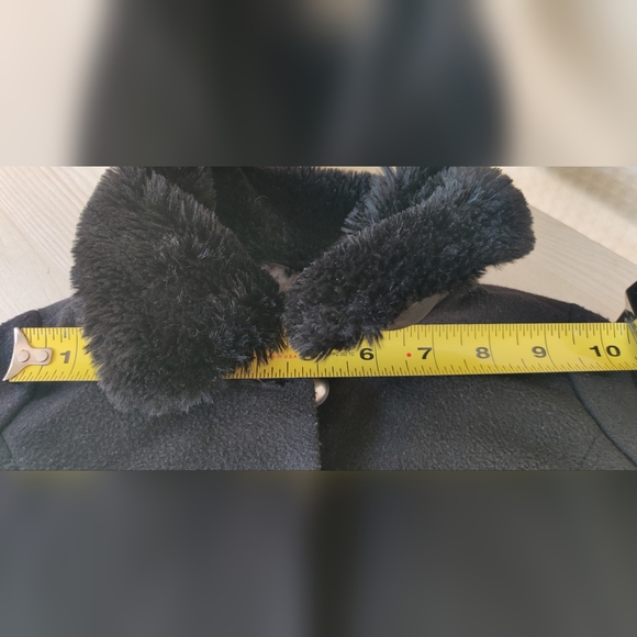 The Children's Place Toddler Girls Black Dress Coat w/ Bow on Back Size 3T - Picture 8 of 10